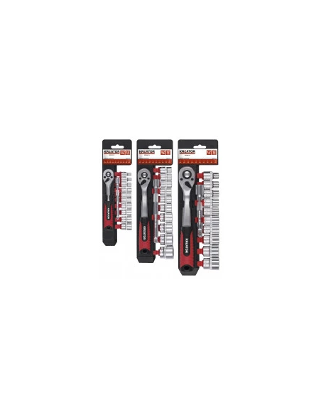 Coffret Cliquet 1/4 Avec Douilles 12pcs - KREATOR