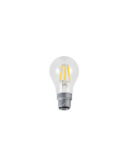 ampoules filaments led forme standard désignation 1 ampoulepuissance 7w (70w)lumen 750culot a baïonnette b22