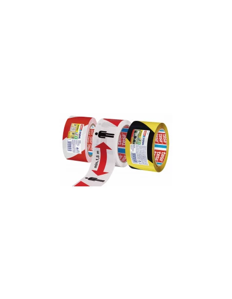 ruban adhesif signalisation caractéristiques 66 m x 50 mmcouleur jaune / noir