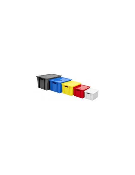 bacs de rangement empilables couleur bleudimensions 470 x 346capacité 30 l