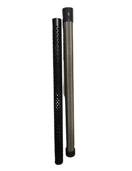 Crépine INOX anti-sable pour puit foré hauteur 100cm diamêtre 40mm