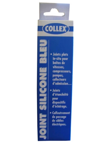 Joint silicone bleu étanchéité automobile tube 80 ml - GEB