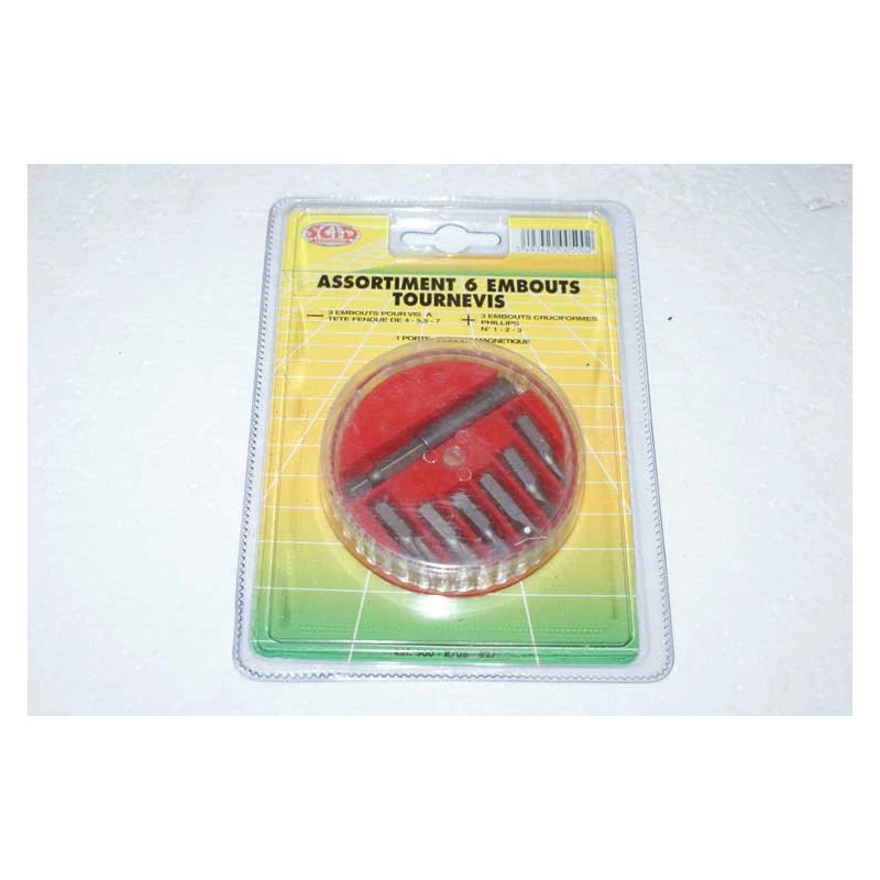 embout vis plat+phillips ass /6 scid