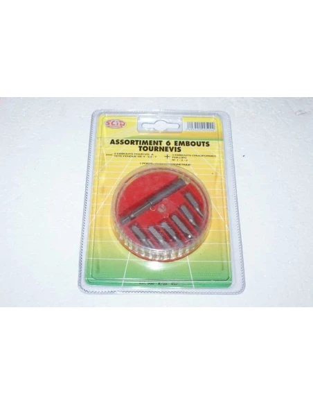 embout vis plat+phillips ass /6 scid