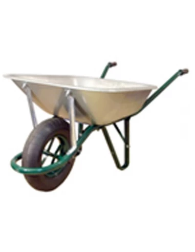 Brouette polyvalente galva 100l ep9/10ème renforcee 1 roue gonflable - altrad