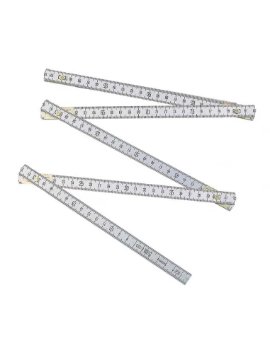 mesure pliante 2m aluminium s/coque