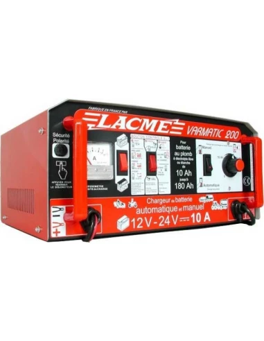 chargeur de batterie automatique varmatic 200, 10amp, 12/24v