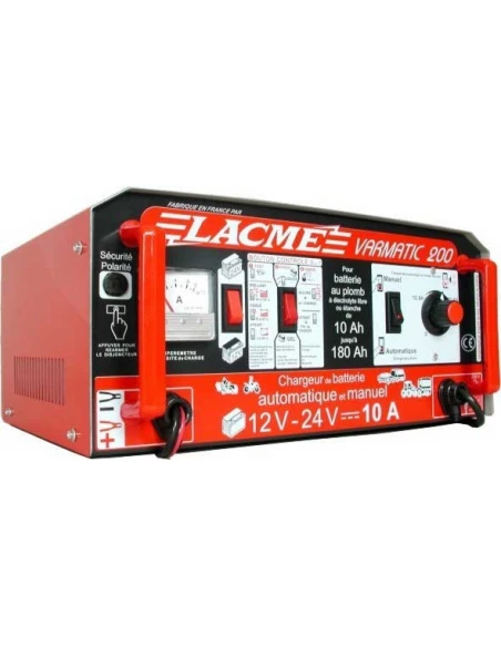 chargeur de batterie automatique varmatic 200, 10amp, 12/24v