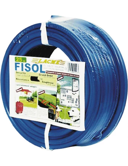 fil fisol 25m, sécurité, grand débit, résistance, souplesse.