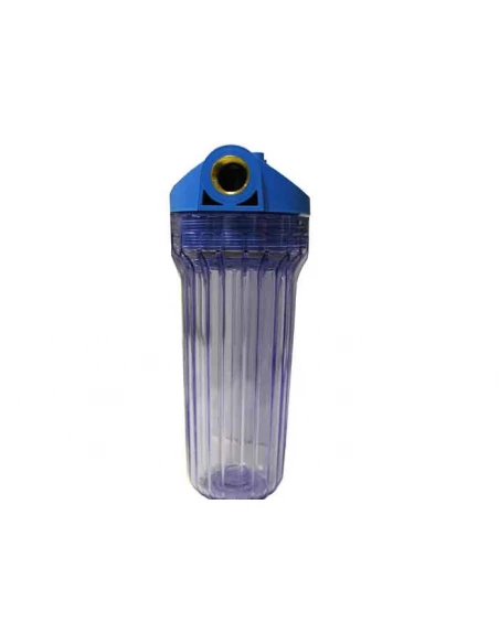 filtre en trois parties insert en laiton 9' 3/4 1' bol transparent
