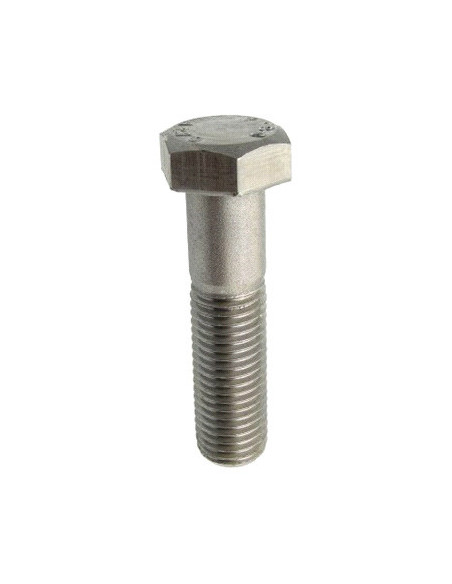 boulons tête hexagonale qualité inox filetage partiel