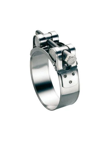 collier de serrage á tourillons qualité inox
