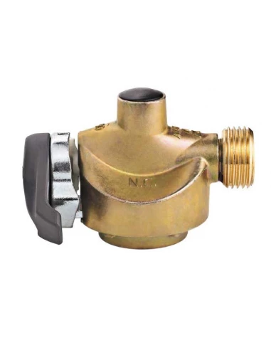 raccord bouteille cube butagaz à pression directe avec valve de 27 mm. Sortie