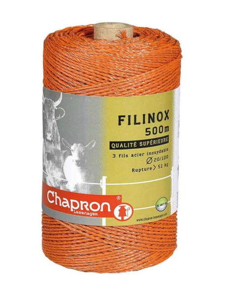 fil d'élevage inox 500m 20/100