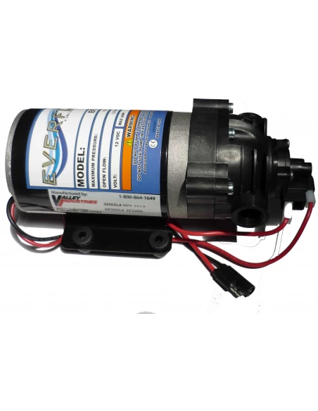 pompe 3 membranes 12v everflo - 3,75l/min - 2,8 bars