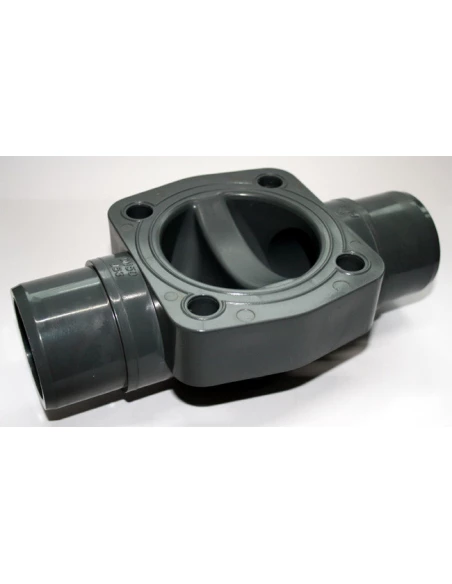 corps pvc vanne pneumatique diam.63