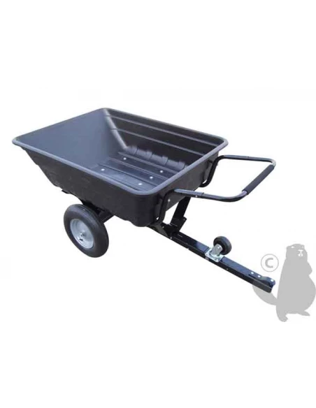 remorque basculante 250kg polyethylene