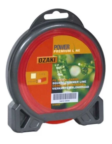 Coque fil nylon carré OZAKI PREMIUM - Longueur: 12m, Ø: 3,00mm
