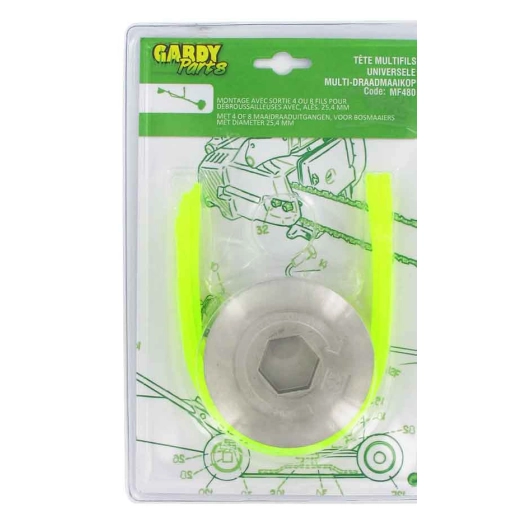 Tête multifils universelle montage 4 ou 8 fils - diamêtre 58mm