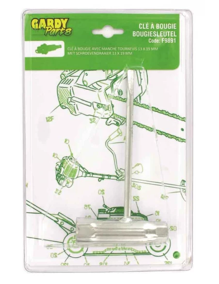 clé à bougie 13x19 mm