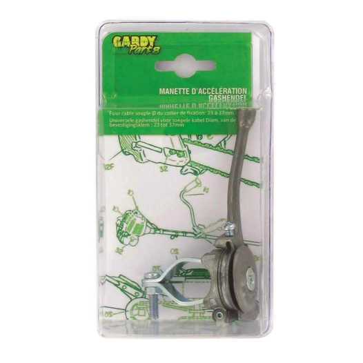 Manette d'accélérateur pourcable souple (motoculture)