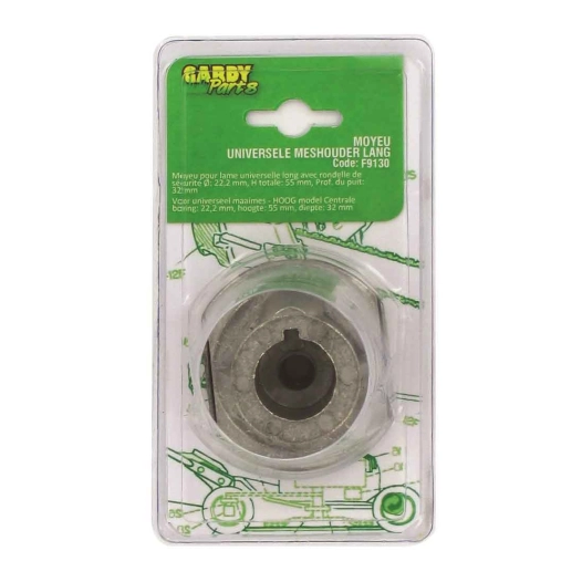 Moyeu de lame universel long (22,5 mm)