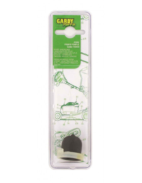 Poire d'amorçage adaptable BRIGGS & STRATTON, pour moteurs Quantum 5, 5,5 & 6 ch
