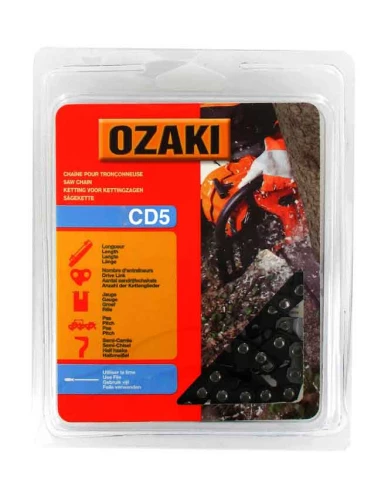 Chaîne de tronçonneuse OZAKI sous coque semi carrée: 3/8''LP 050 (1,3mm) 52 entraîneurs ( E52 )