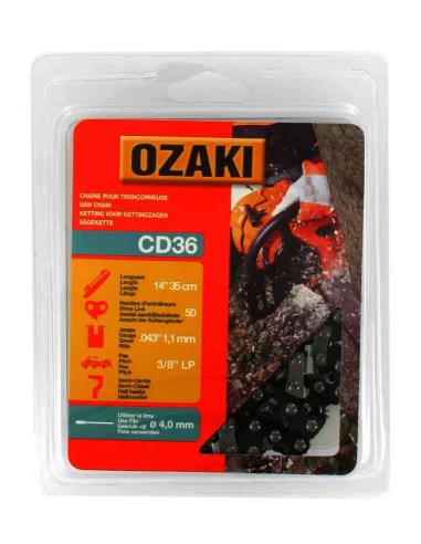 Chaîne de tronçonneuse OZAKI sous coque semi carrée: 3/8''LP 043 (1,1mm) 50 entraîneurs ( E50 )