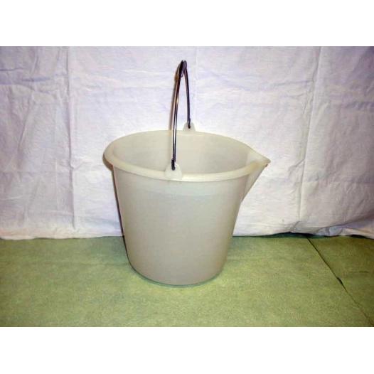 seau à bec 12 l blanc