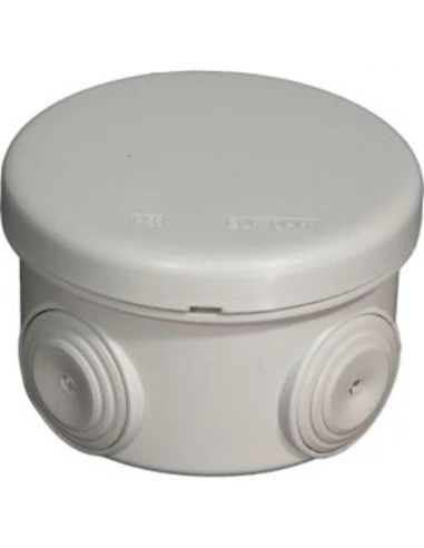 boite derivation etanche ronde d70mm prof 40mm ip55 modele optibox