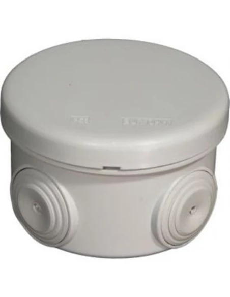 boite derivation etanche ronde d70mm prof 40mm ip55 modele optibox
