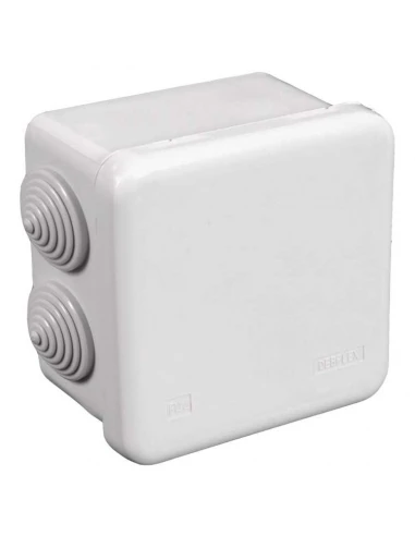 boite derivation etanche carree 80x80mm, prof 42mm ip55 modele optibox