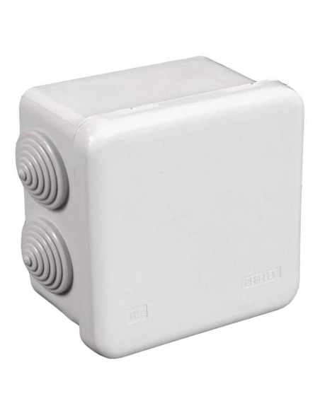 Boite derivation etanche carree 100x100mm, prof 55mm ip55 modele optibox