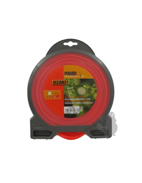 Coque fil nylon carré OZAKI PREMIUM - Longueur: 36m, Ø: 3,30mm
