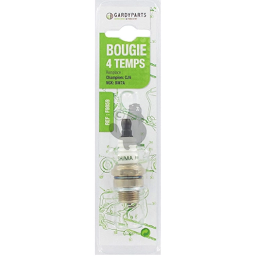 Bougie d'allumage adaptable remplace CJ6 / CA7E, NGK: BM7A adaptable pour moteurs Tecumse