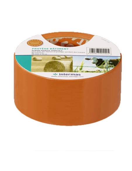 ruban adhesif protege batiment orange 50mm x 33m