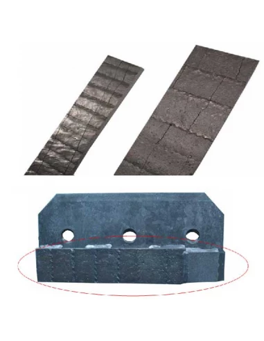 bande anti-usure 60hrc - 1400 x 40 x 10