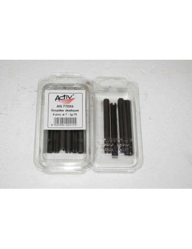 goupille elastique (mecanindus) ø7mm l.70 - activ' - coque de 6 pieces