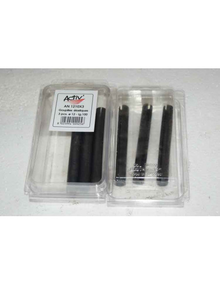 Goupille élastique Ø12x100mm Fixation résistante pour machines agricoles - AGRIEXPORT