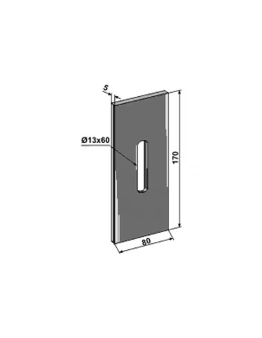 grattoir - rabe - adapt - 84050027 - ep. 5mm