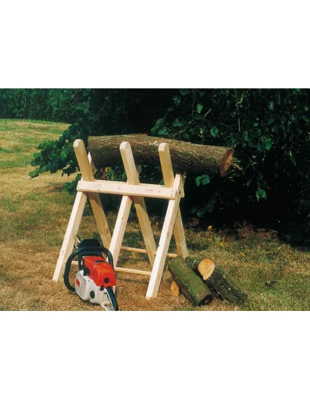 chevalet de sciage bois 3 bras