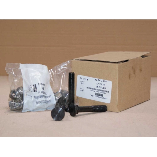 boulon tfcc cl12.9 hu ecrou 8 12*70 boite de 25 - (tfcc1270129)