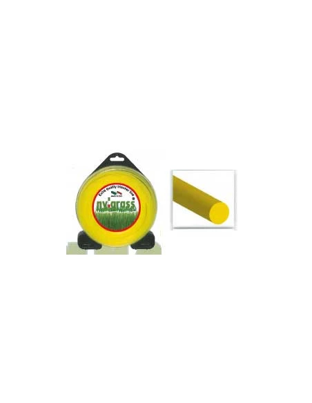 fil nylon pro rond coque orange diam. 1,6mm. X 100m