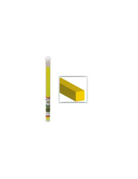 fil nylon pro tube carre jaune diam: 3mm x 38cm - 50pcs