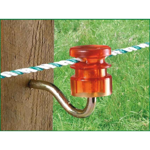 isolateurs à fente euro noirs/25p