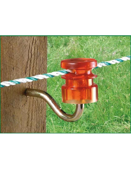 isolateurs à fente euro noirs/25p