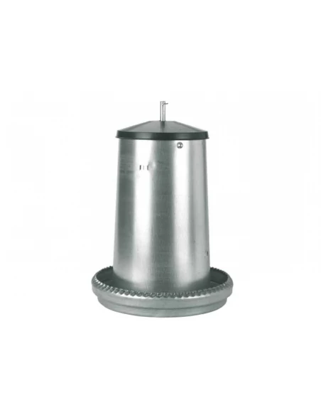 Nourrisseur volailles à trémie 40 Litres – métal zingué, à poser ou suspendre – KERBL.