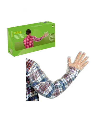 gant d'exploration usage unique vettop l90cm boite de 100 pièces (1950307613)