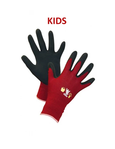 gant kids pour enfant 6-8 ans -rouge -sous cavalier